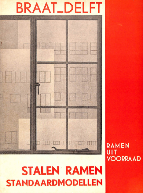 Braat Delft — stalen ramen standaardmodellen, affiche